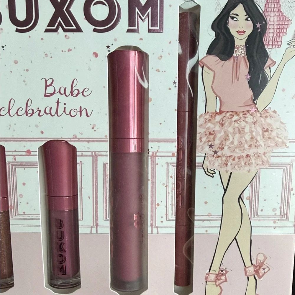 Buxom Babe Celebration Lip Gloss Set - Pink Shades